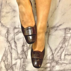 Salvatore Ferragamo Crocodile Pumps